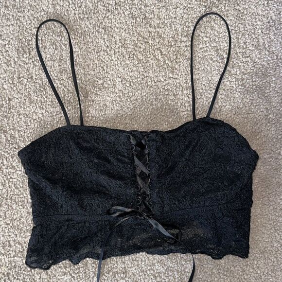 š„ColsieāSatin Ribbon Lace UpāBralette! - Picture 4 of 9